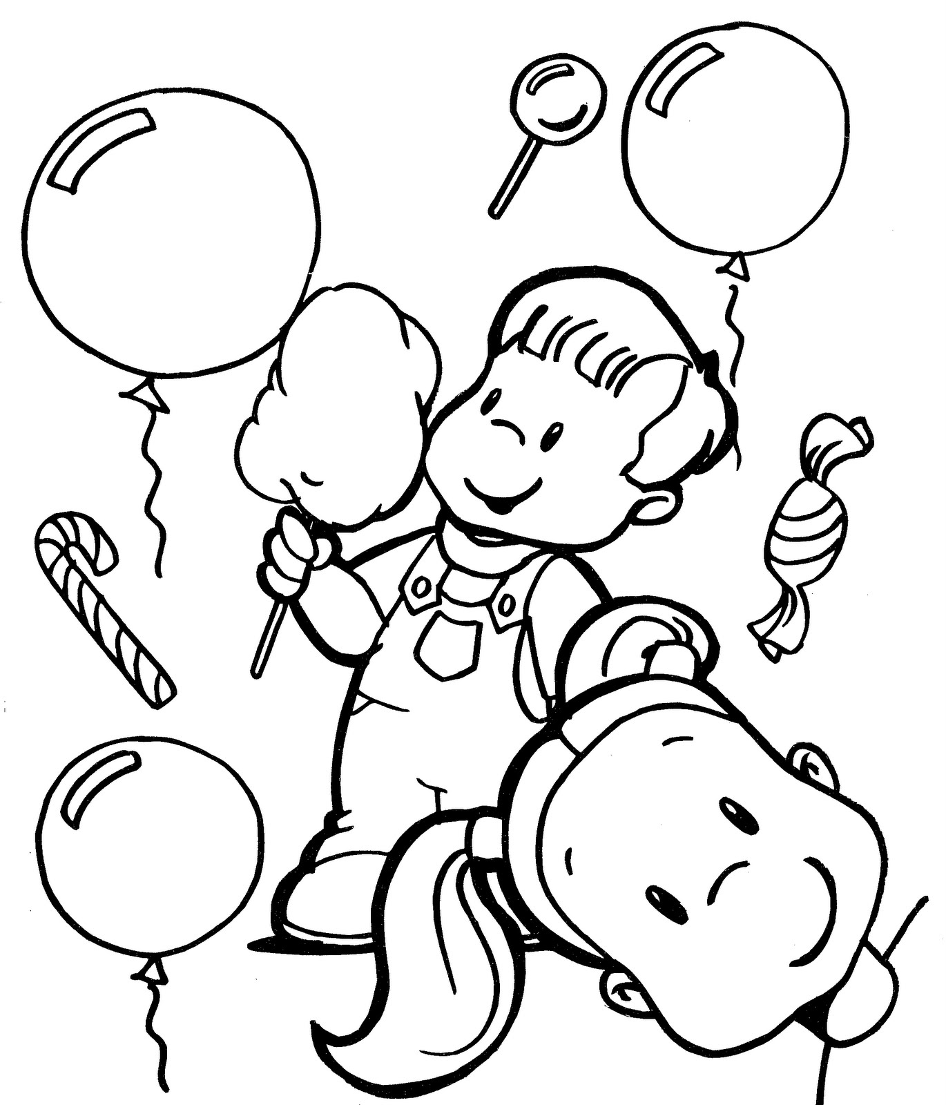 Happy Kid Free Coloring Pages Coloring Pages